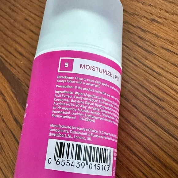 Paula's Choice Peptide Pro-Collagen Plumping Moisturizer - 50ml - NWT - Picture 2 of 3